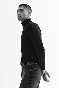 Regular-Fit Turtleneck Sweater