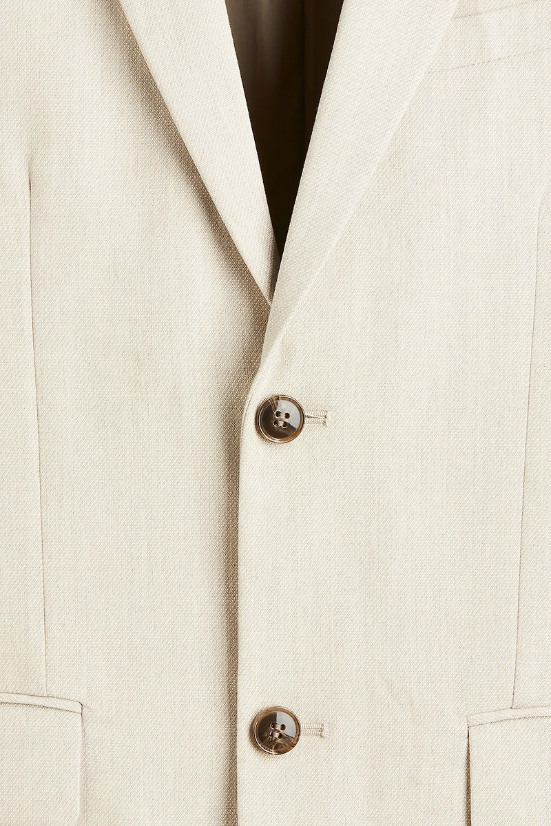 Slim-Fit Single-Breasted Jacket