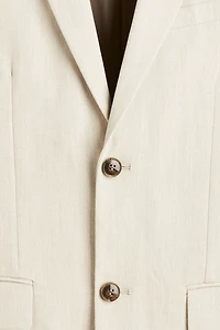Slim-Fit Single-Breasted Jacket