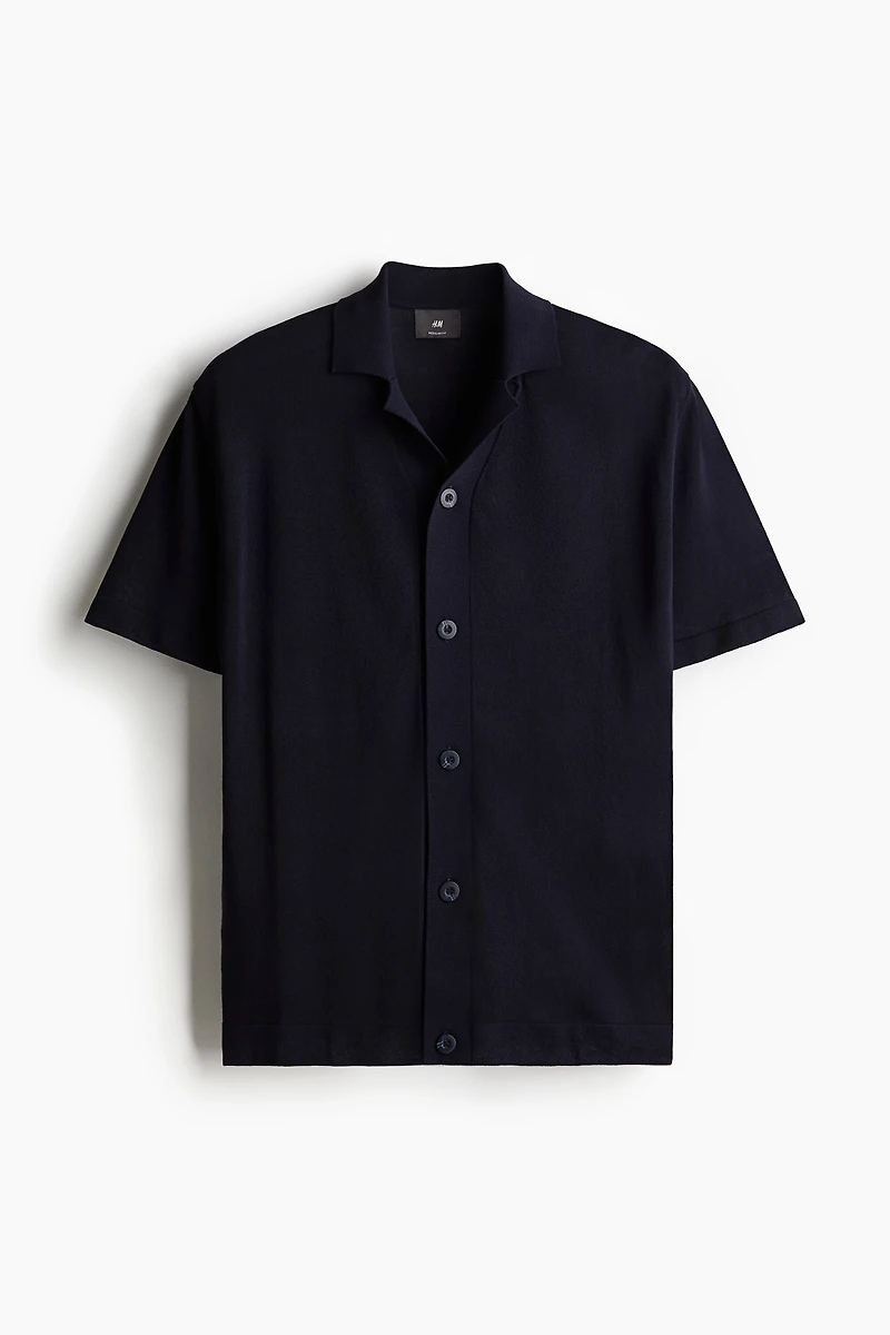 Regular Fit Knit Resort Shirt