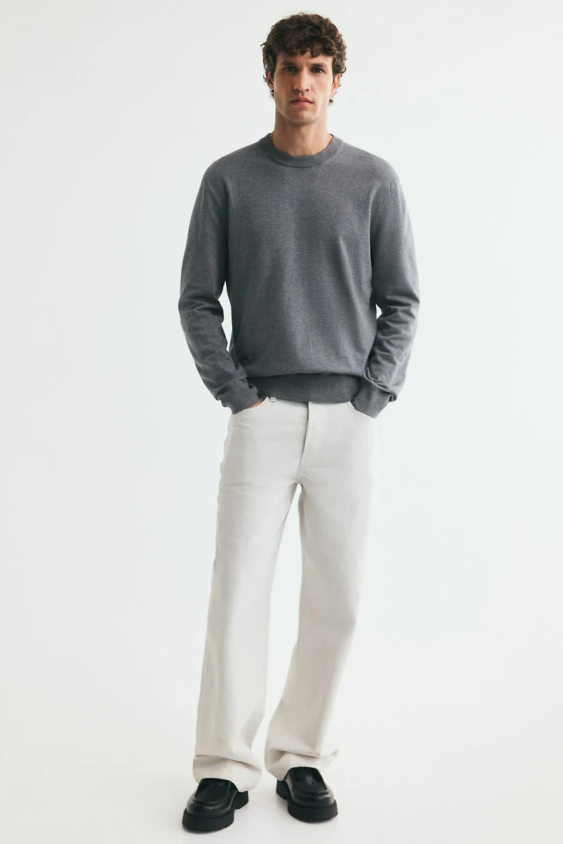 Regular-Fit Fine-Knit Sweater