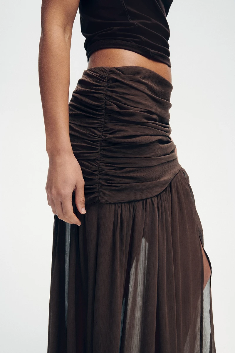 Sheer Maxi Skirt