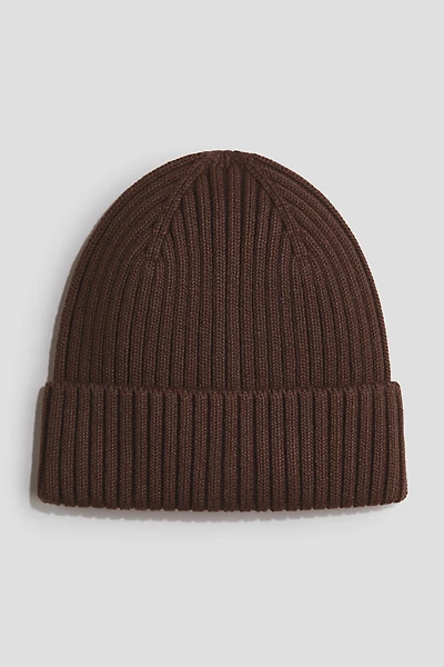 Rib-Knit Beanie