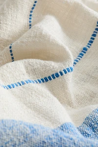 Linen-Blend Throw