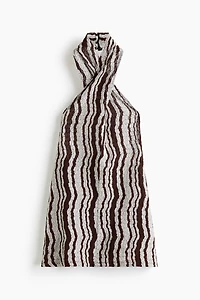 Crinkled Halterneck Top