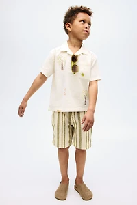 Cotton-Blend Shorts