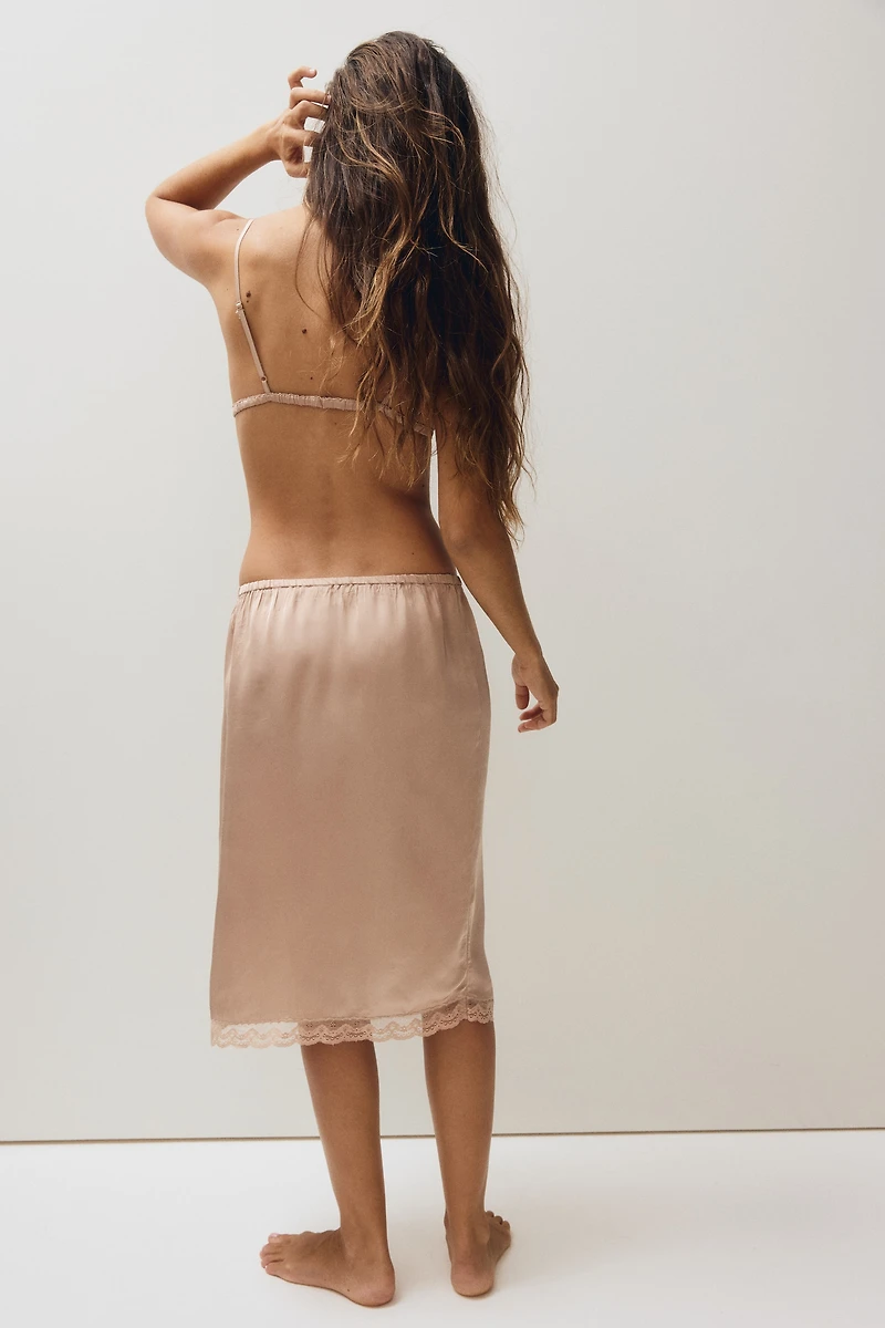 Viscose Satin Skirt