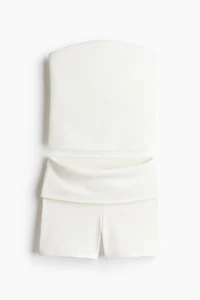 2-Piece Tube Top and Shorts Set