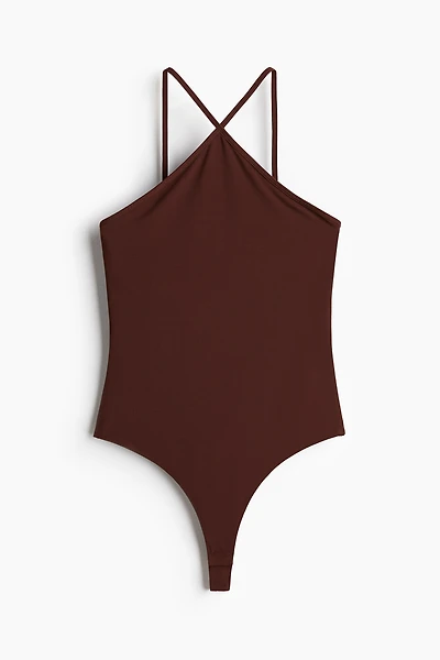 Crêpe Thong Bodysuit