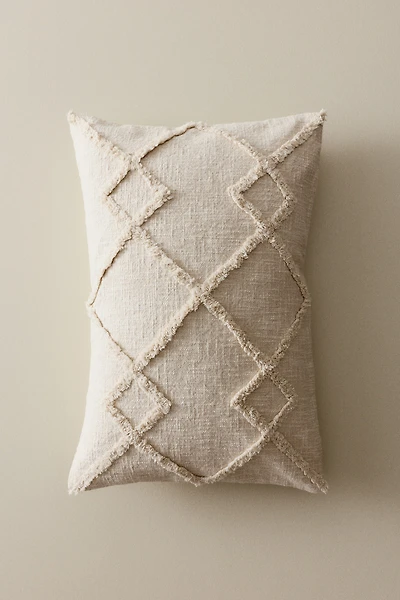 Tufted Cotton Cushion Cover