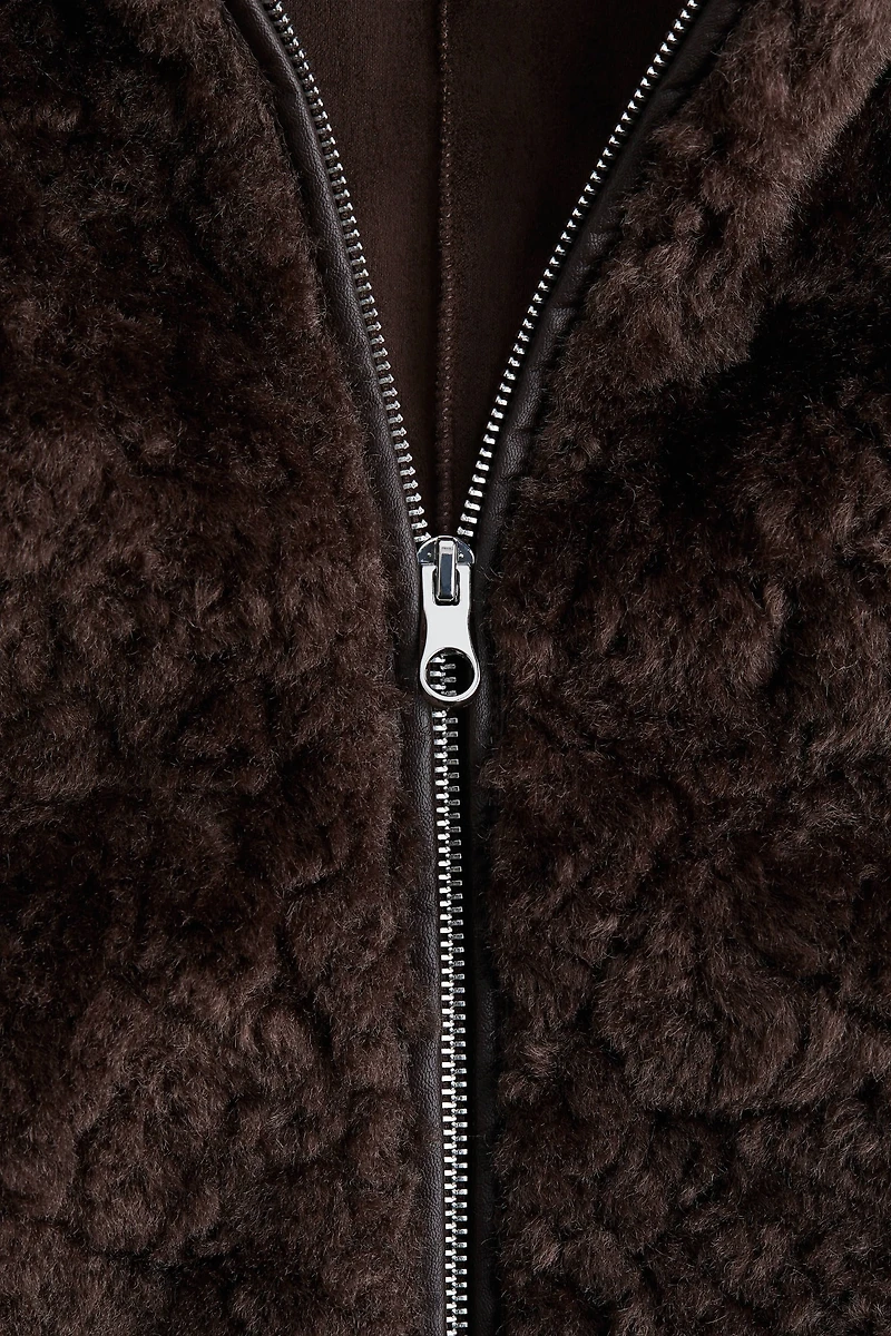 Hooded Teddy Fleece Jacket