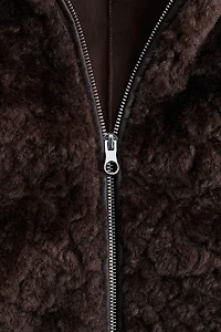 Hooded Teddy Fleece Jacket