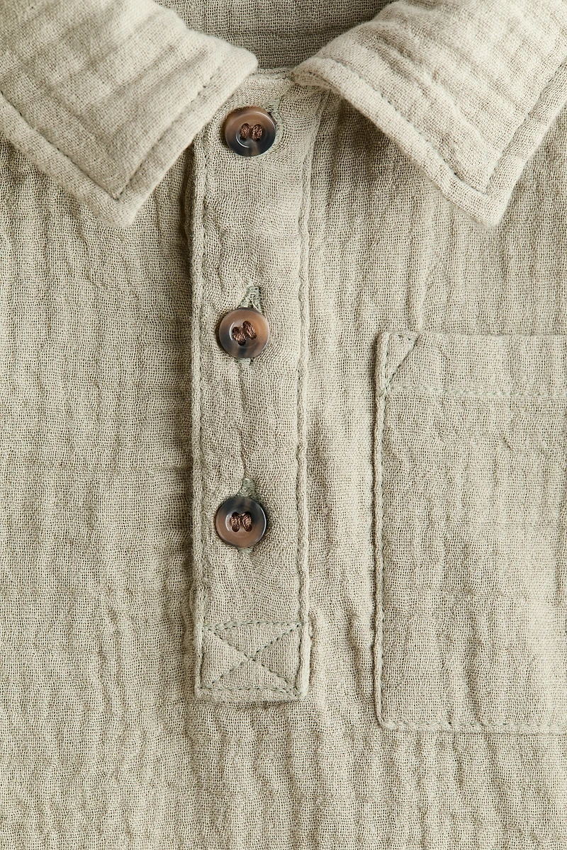 Cotton Muslin Shirt