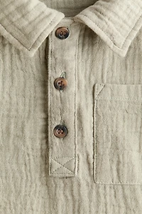 Cotton Muslin Shirt