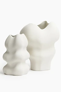 Extra-Large Irregular-Shaped Stoneware Vase
