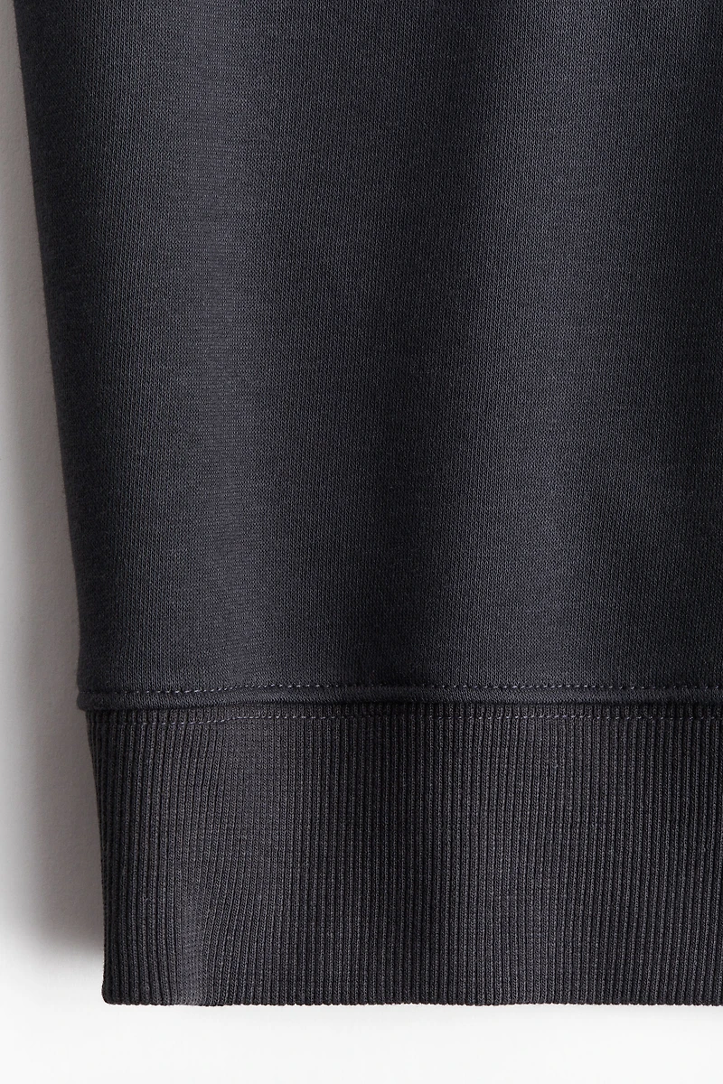 Sweatshirt with Text Motif