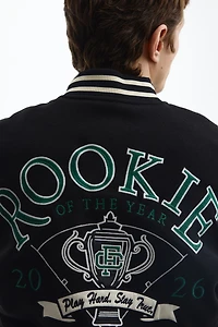 Veste de baseball à motifs