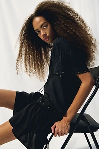 Blouse with Pintucks