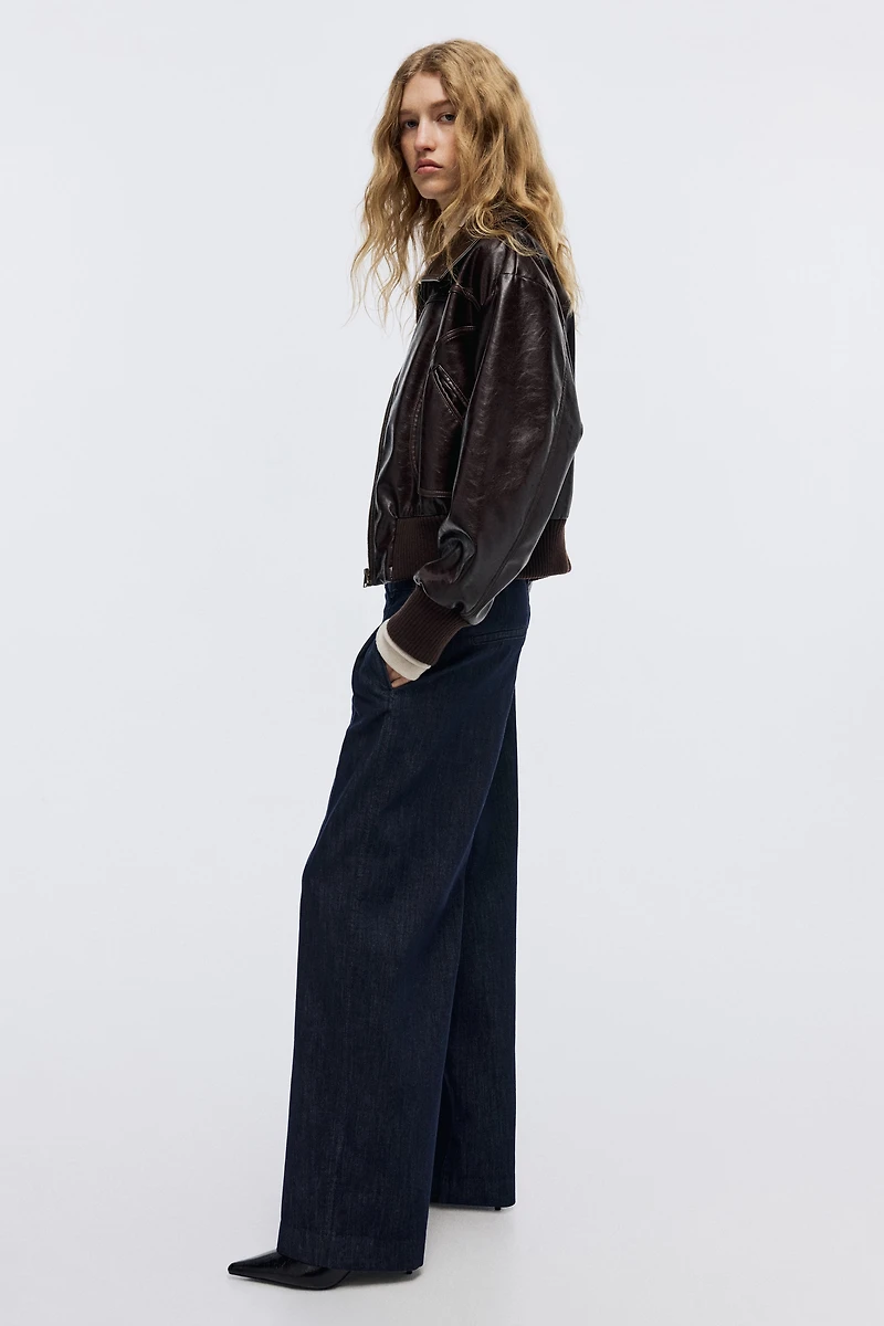 Jean classique jambes amples