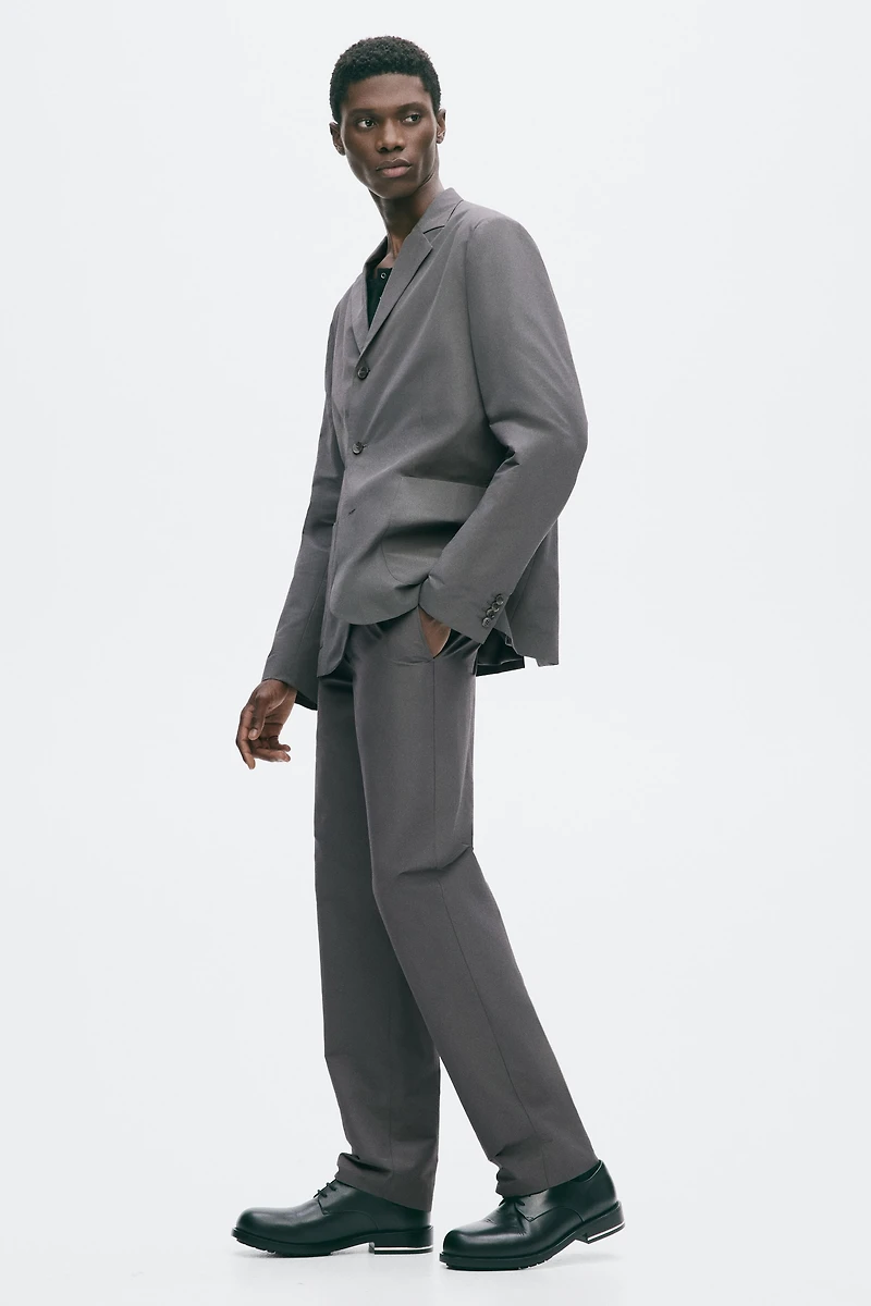 Regular-Fit Cotton-Blend Pants