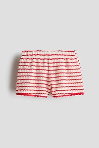 Textured-Knit Shorts