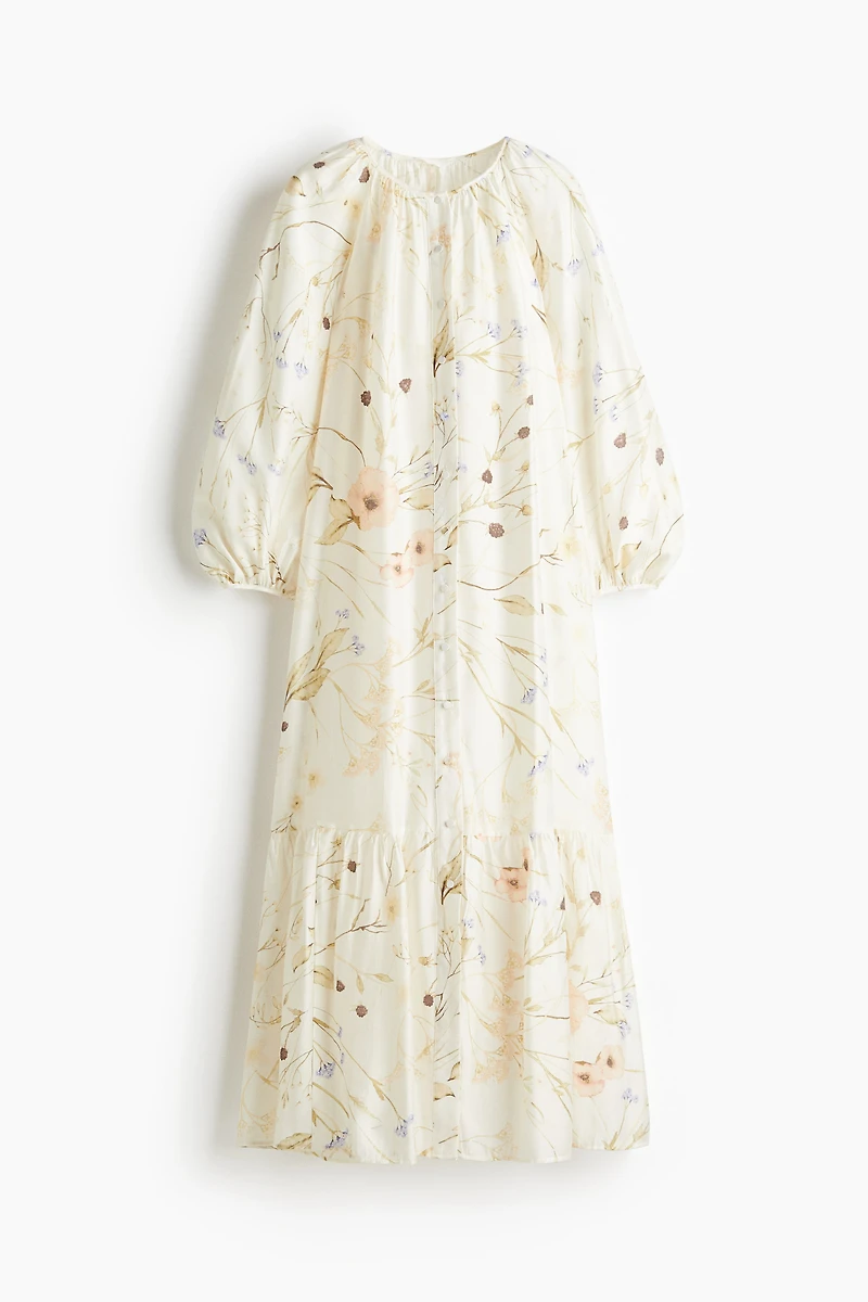 Oversized Tie-Belt Dress