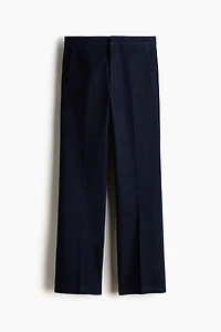 High-Waist Flared Ankle Jeans