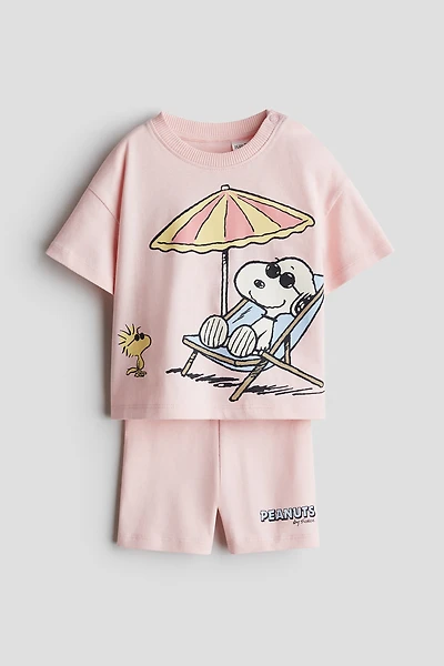 2-Piece Printed Cotton Set