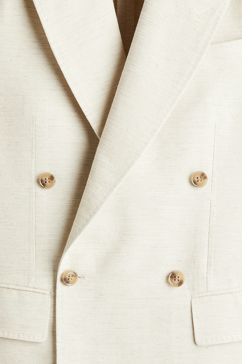 Loose-Fit Double-Breasted Jacket