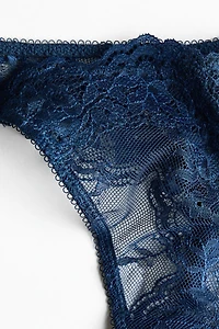 Lot de 2 culottes Tanga en dentelle