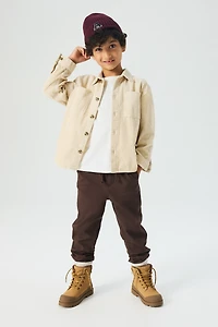 Jersey Lined Twill Joggers