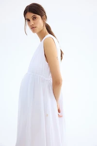 MAMA Drawstring-Detail Dress