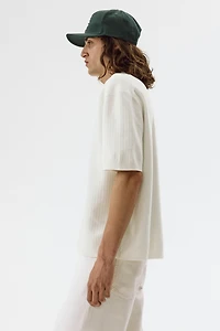 Regular-Fit Textured-Knit Shirt