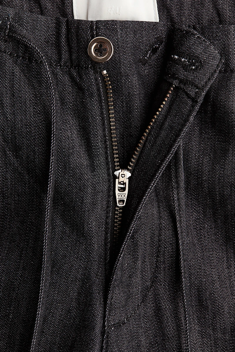 Denim Drawstring Pants