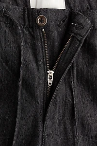 Denim Drawstring Pants