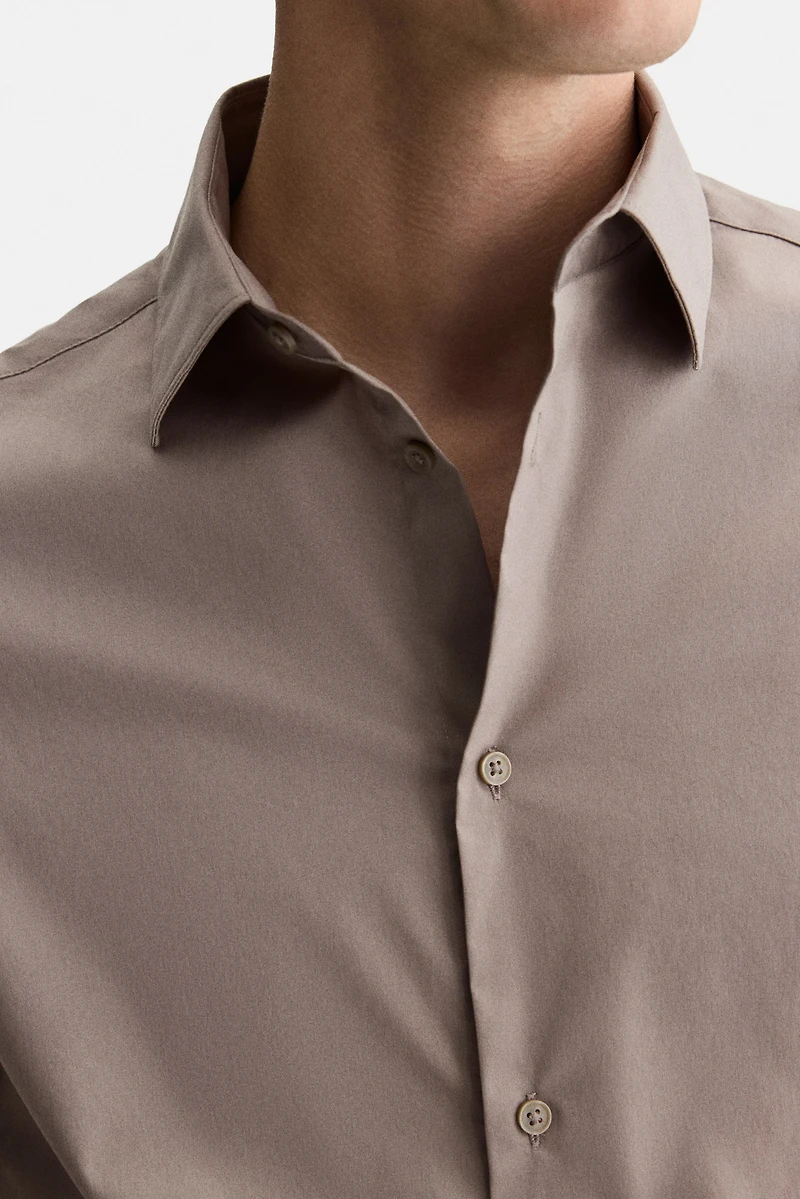 Slim-Fit Stretch Shirt