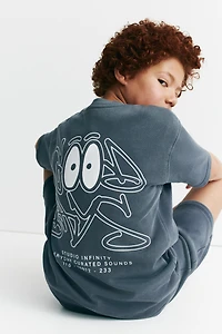 2-Piece Printed Sweatshirt and Joggers Set