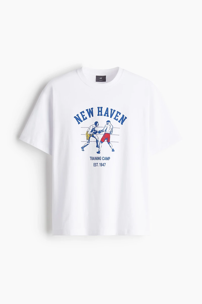 T-shirt imprimé Coupe Flottante