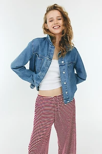 Straight-Leg Drawstring Pants