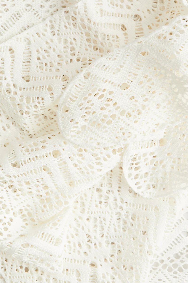 3-Piece Crochet-Look Swim Set