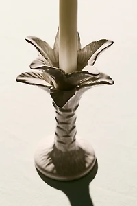 Large Palm Tree Candlestick
