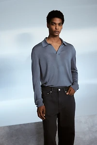 Polo classique en fin tricot