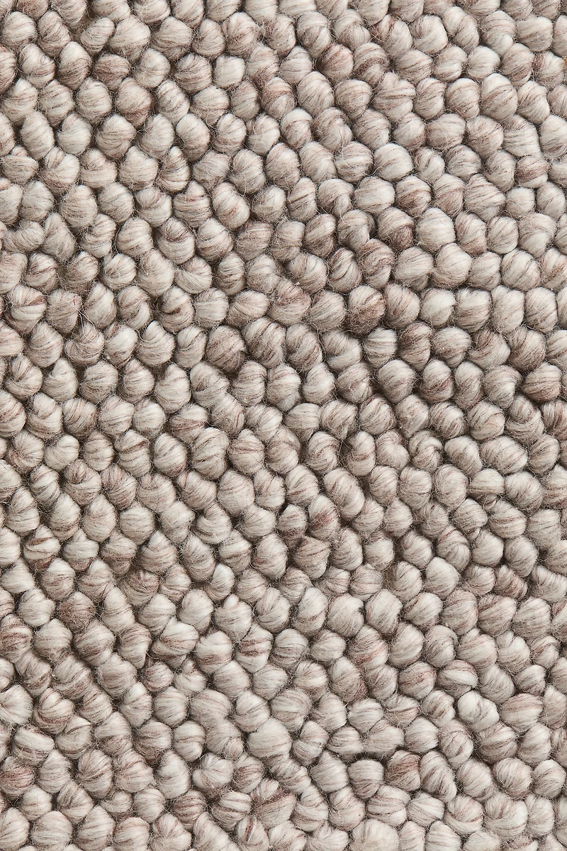 Large Textured-Weave Wool-Blend Rug