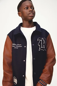 Veste de baseball avec applications