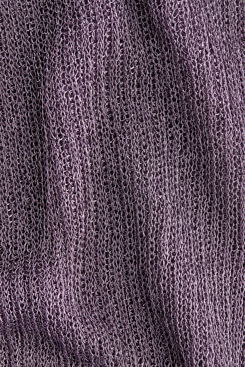 Shimmery Rib-Knit Dress