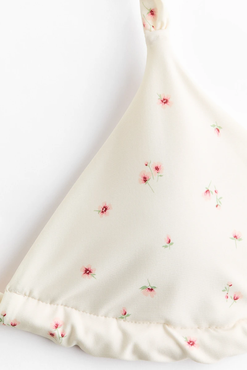 Haut de maillot triangle coussiné