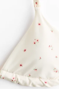 Haut de maillot triangle coussiné