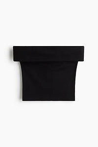 Ribbed Off-the-Shoulder Top