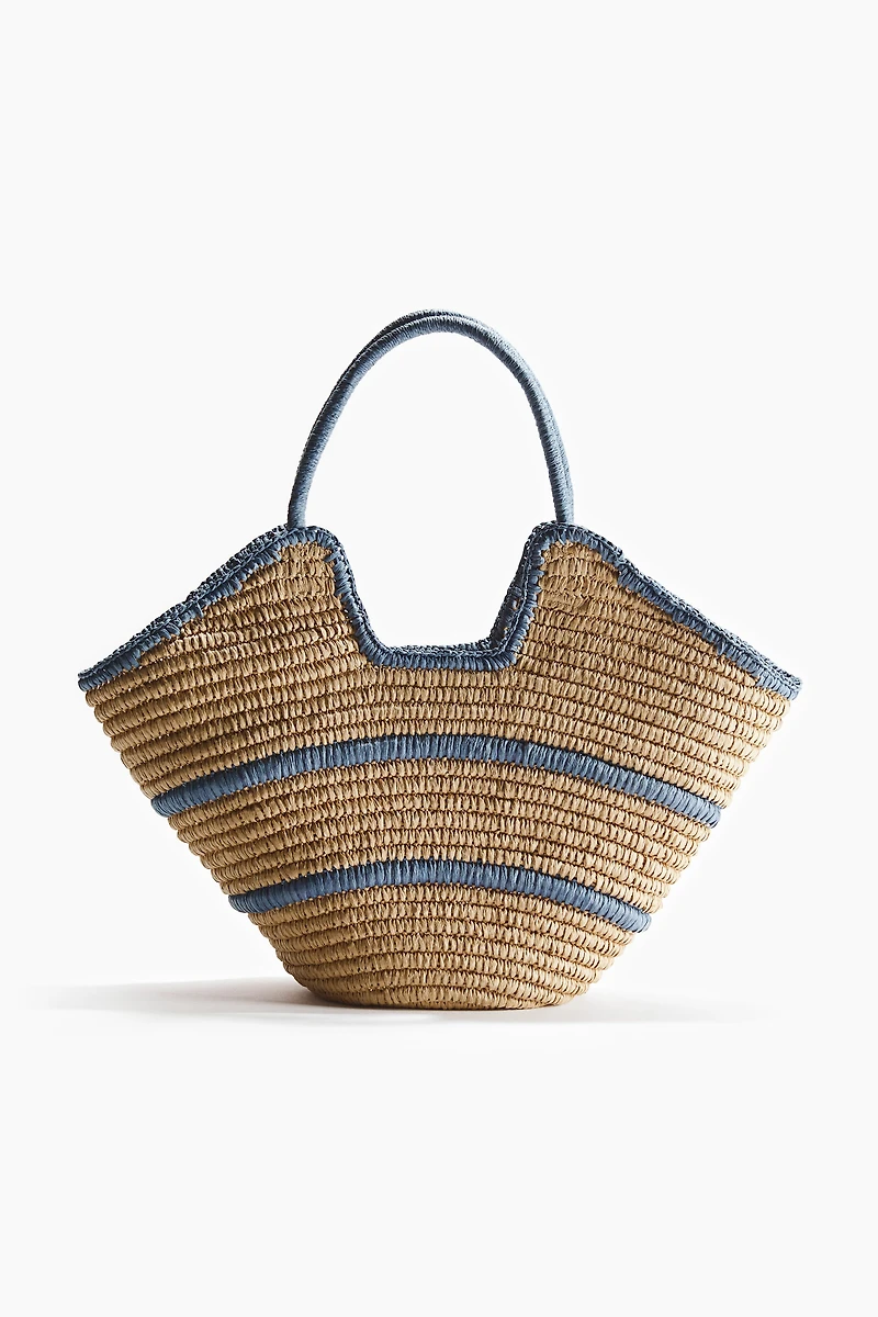 Sac de magasinage en paille