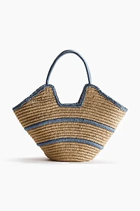 Sac de magasinage en paille
